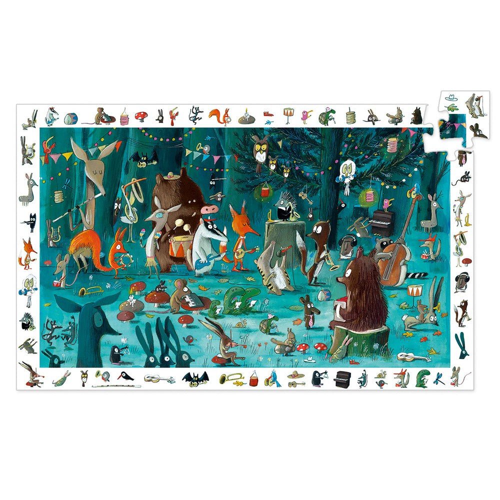 Puzzle d'observation - L'orchestre (35 pcs) - Casse - têtes - Boutique LeoLudo - Djeco