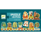 Puzzle duo - Je compte (20 pcs) - Casse - têtes - Boutique LeoLudo - Djeco