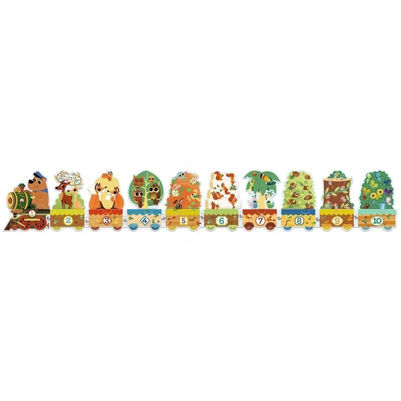 Puzzle duo - Je compte (20 pcs) - Casse - têtes - Boutique LeoLudo - Djeco