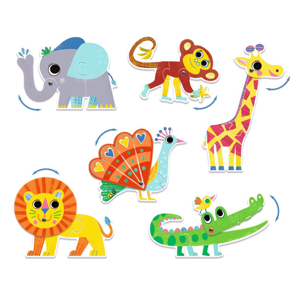 Puzzle duo - trio - Articulo Animaux - Casse - têtes - Boutique LeoLudo - Djeco