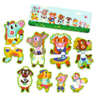 Puzzle duo - trio - Grands & petits à la ferme - Casse - têtes - Boutique LeoLudo - Djeco