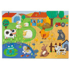 Puzzle géant Tactilo Ferme (12 + 8 pcs) - Casse - têtes - Boutique LeoLudo - Djeco