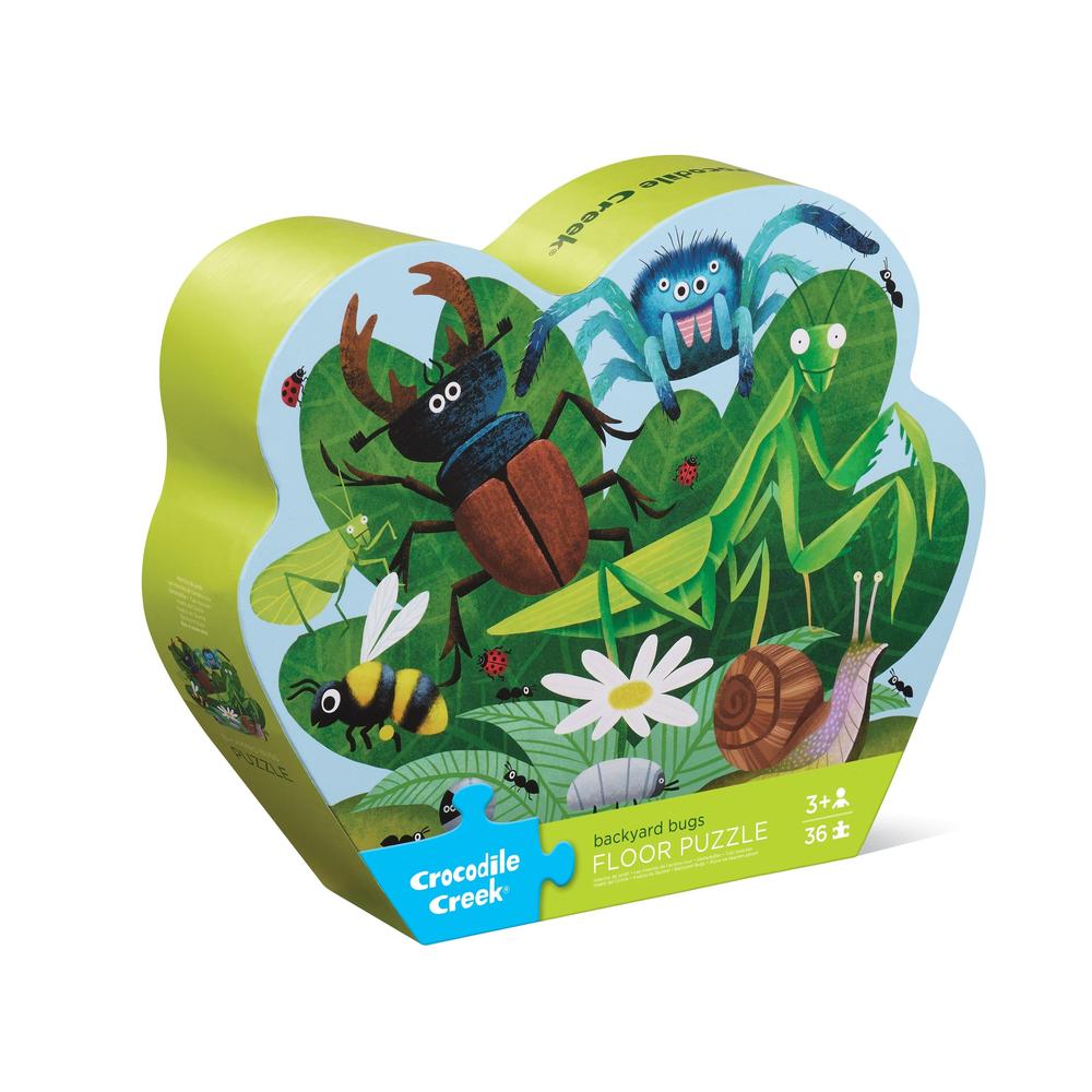 Puzzle – Insectes du jardin (36 pcs) - Casse - têtes - Boutique LeoLudo - Crocodile Creek