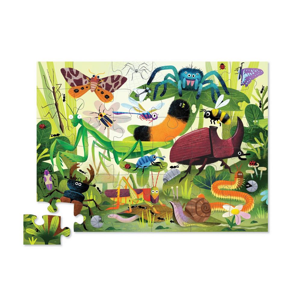 Puzzle – Insectes du jardin (36 pcs) - Casse - têtes - Boutique LeoLudo - Crocodile Creek