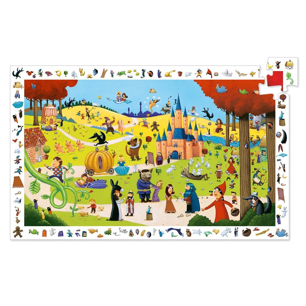 Puzzle observation - Contes (54 pcs) -Casse-têtes- Boutique LeoLudo-Djeco