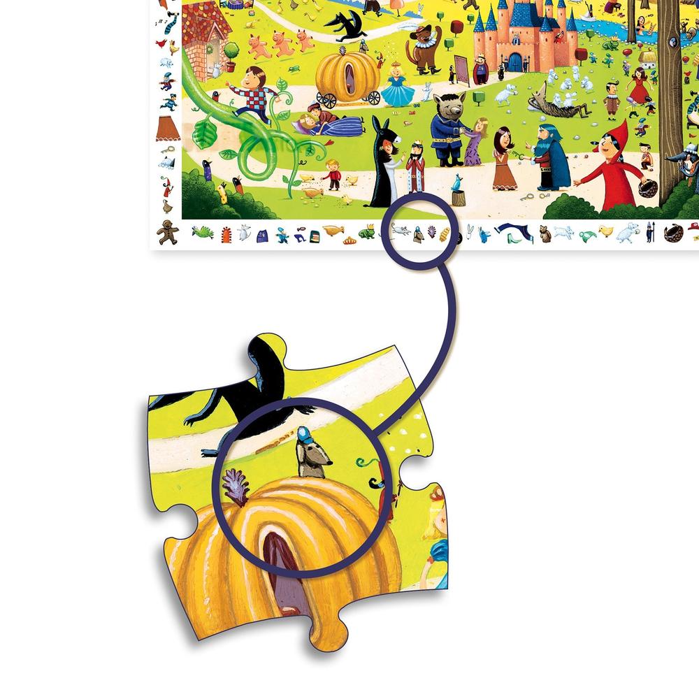 Puzzle observation - Contes (54 pcs) -Casse-têtes- Boutique LeoLudo-Djeco