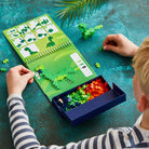 Puzzle par numéro - Carnet d'activités - Dinosaures (125pcs) - Jeux de construction - Boutique LeoLudo - Plus - Plus