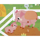 Puzzle tactile - Animaux de la ferme (20 pcs) - Casse - têtes - Boutique LeoLudo - Janod