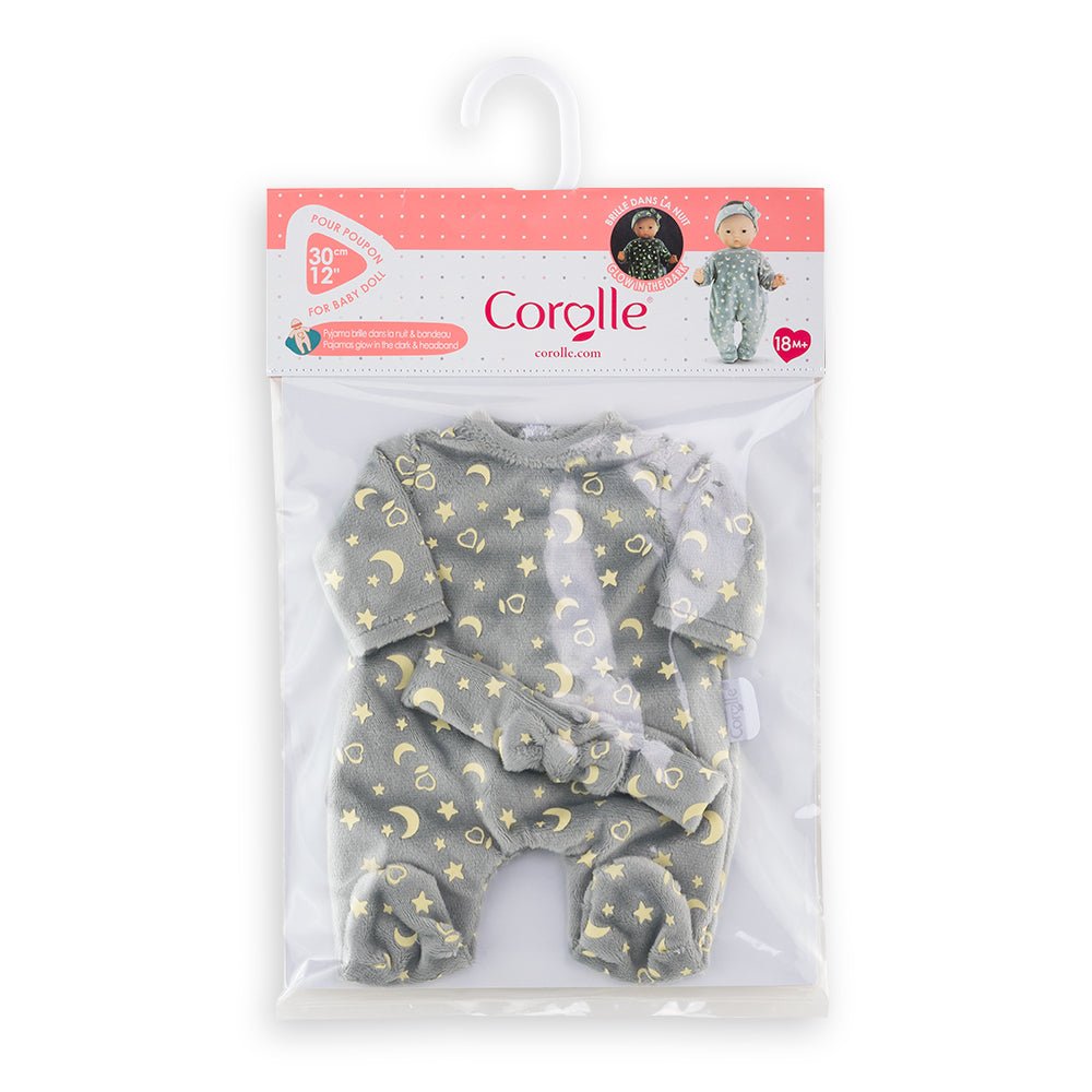 Pyjama brille dans la nuit et bandeau pour poupée 30 cm -Accessoires poupée- Boutique LeoLudo-Corolle