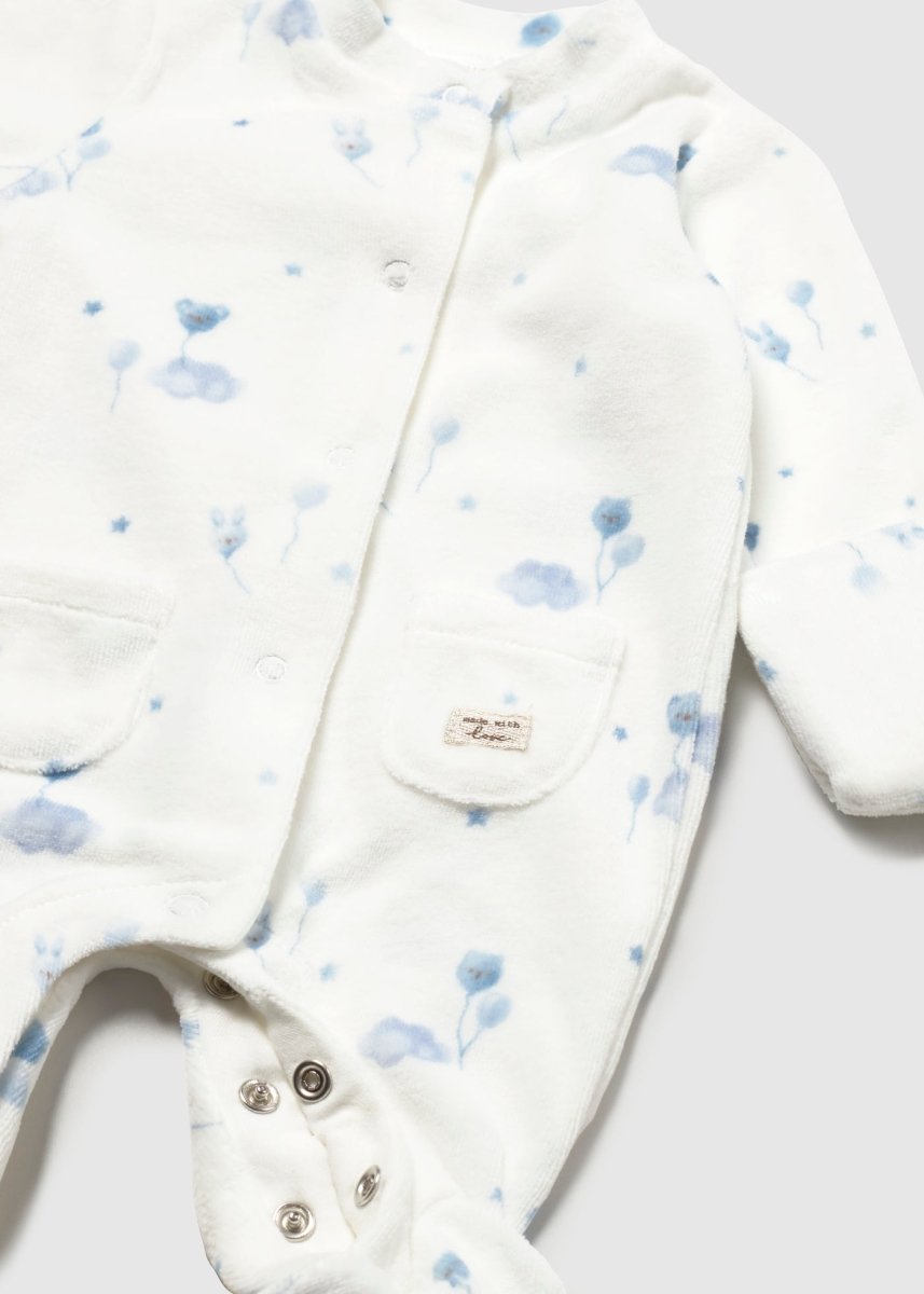 Pyjama imprimé Mayoral – Bleu ciel -Vêtements- Boutique LeoLudo-Mayoral