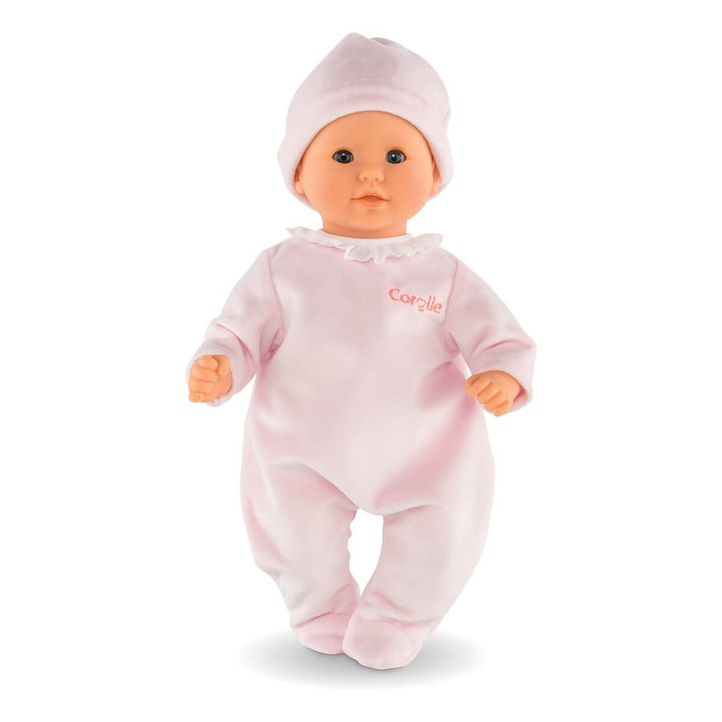 Pyjama rose et bonnet pour poupée 30 cm-Corolle-Boutique LeoLudo