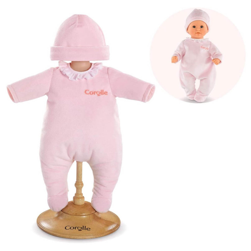 Pyjama rose et bonnet pour poupée 30 cm-Corolle-Boutique LeoLudo