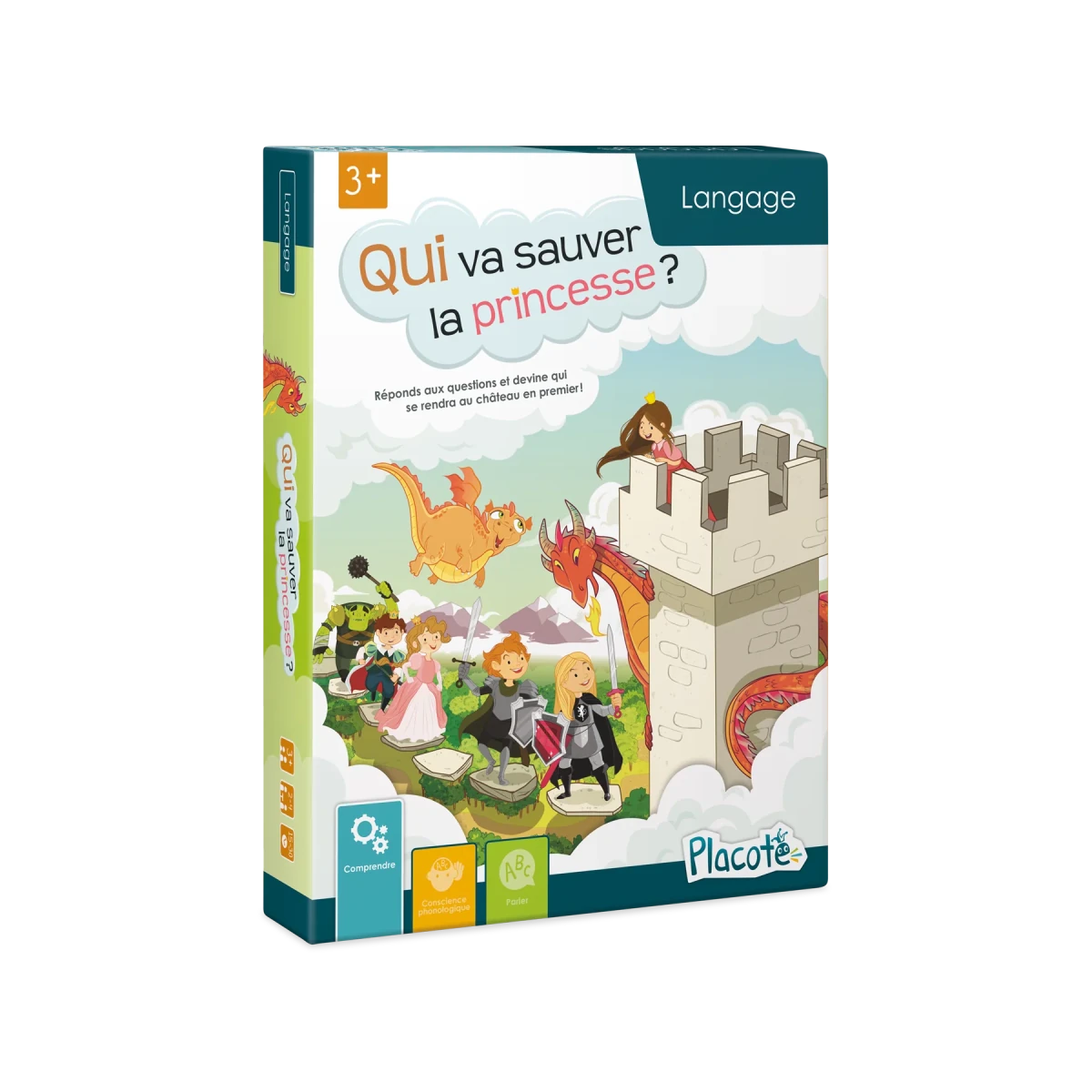 Qui va sauver la princesse? - Jeux de société - Boutique LeoLudo - Placote