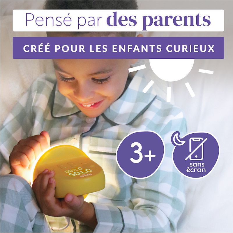 Réveil éducatif et veilleuse Sunny - Morphée -Veilleuses- Boutique LeoLudo-Morphée