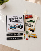 Road & Ride – Ensemble de 100 aimants véhicules et routes -Jeux magnétiques- Boutique LeoLudo-Cherrypick