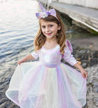 Robe Alicorne avec ailes et bandeau (3 à 6 ans) - Costumes - Boutique LeoLudo - Great Pretenders