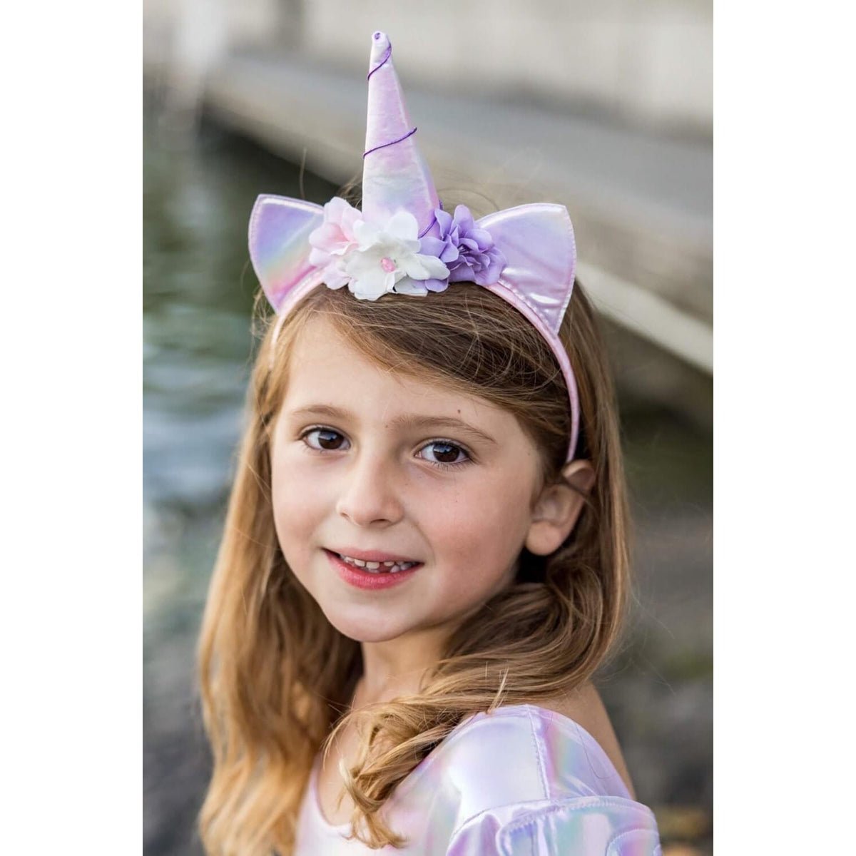 Robe Alicorne avec ailes et bandeau (3 à 6 ans) - Costumes - Boutique LeoLudo - Great Pretenders