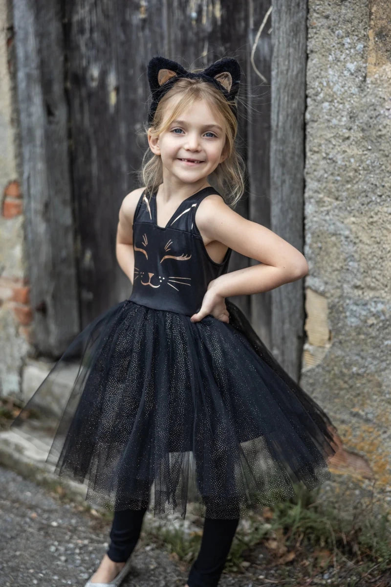 Robe de chat noir avec serre-têt -Costumes- Boutique LeoLudo-Great Pretenders