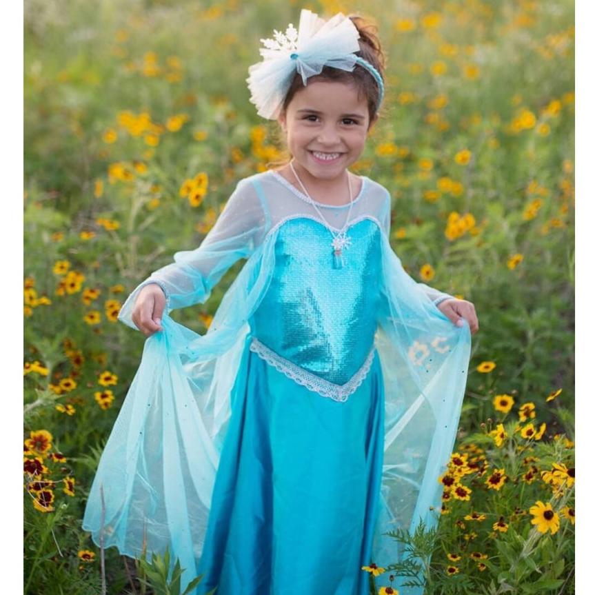 Robe et cape de reine des glaces (3 à 6 ans) - Costumes - Boutique LeoLudo - Great Pretenders