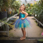 Robe et serre - tête Paon majestueux (5 - 6 ans) - Costumes - Boutique LeoLudo - Great Pretenders