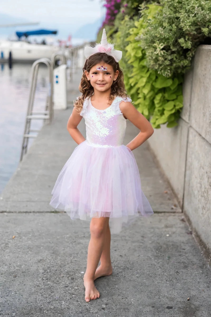 Robe Licorne Dreamy avec coiffe -Costumes- Boutique LeoLudo-Great Pretenders