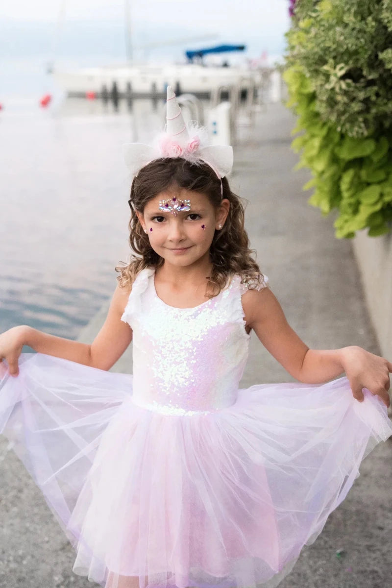 Robe Licorne Dreamy avec coiffe -Costumes- Boutique LeoLudo-Great Pretenders