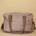 Sac à couches - Vichy brown -Accessoires bébé- Boutique LeoLudo-Minika