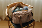 Sac à couches - Vichy brown -Accessoires bébé- Boutique LeoLudo-Minika
