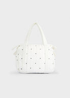 Sac à langer matelassé Mayoral avec matelas à langer – Blanc à pois noirs -Accessoires bébé- Boutique LeoLudo-Mayoral