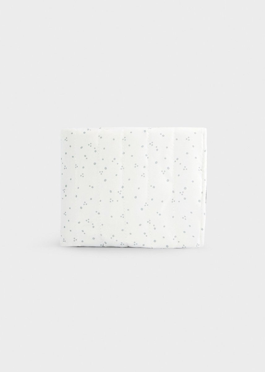 Sac à langer matelassé Mayoral avec matelas à langer – Blanc à pois noirs -Accessoires bébé- Boutique LeoLudo-Mayoral