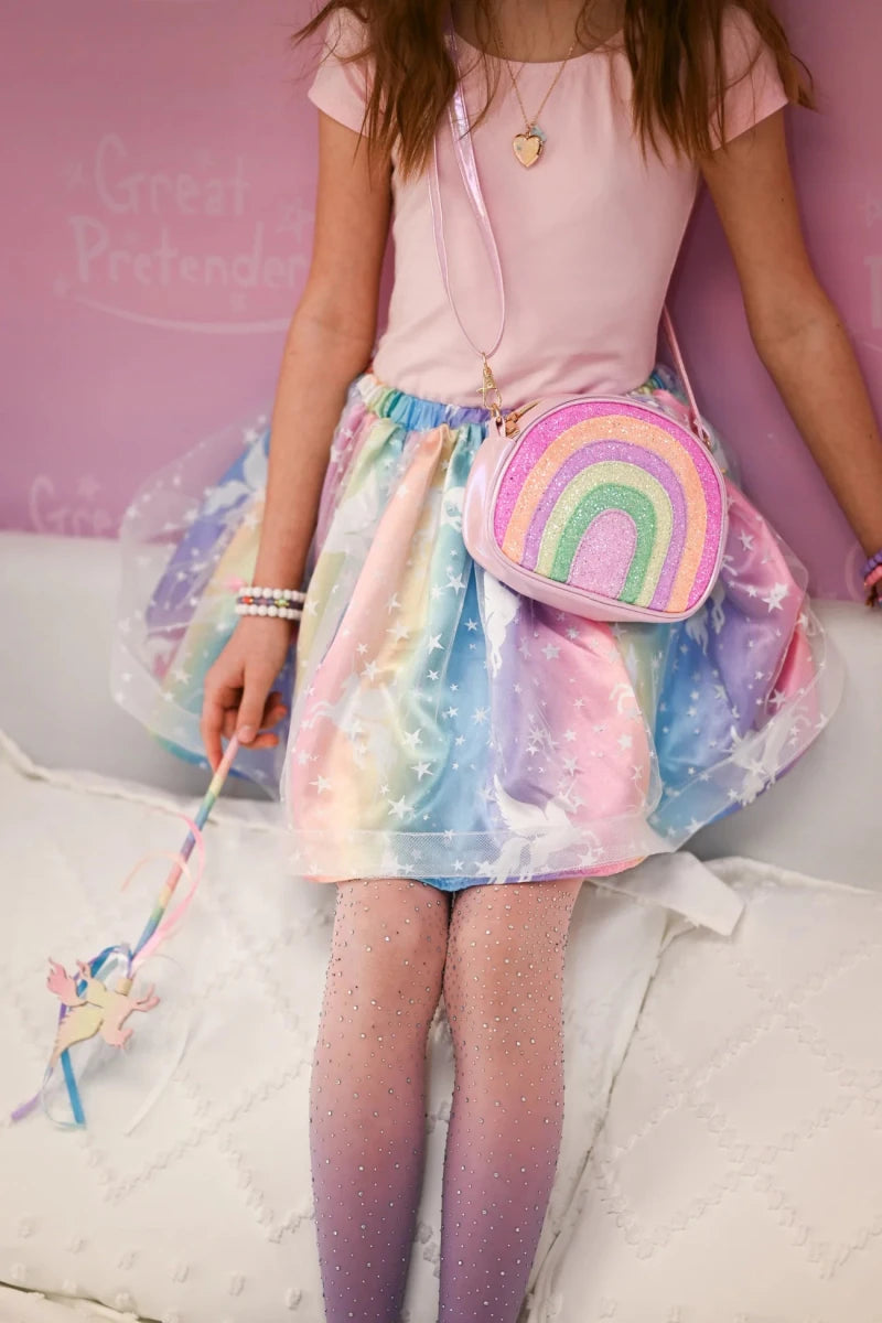 Sac-à-main "Glitter Rainbow" -Accessoires vestimentaires- Boutique LeoLudo-Great Pretenders