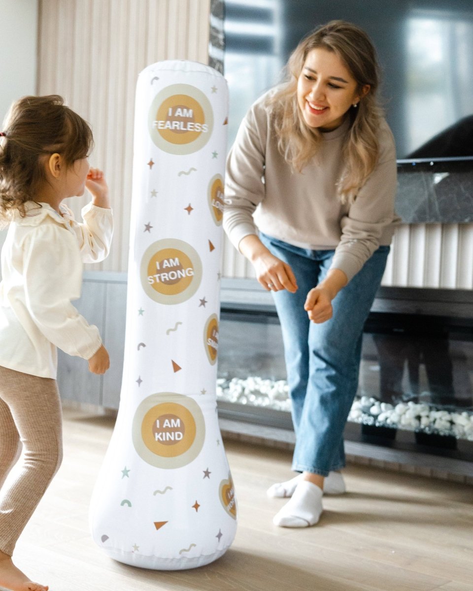 Sac de boxe gonflable avec affirmations positives -Jeu actif- Boutique LeoLudo-Cherrypick