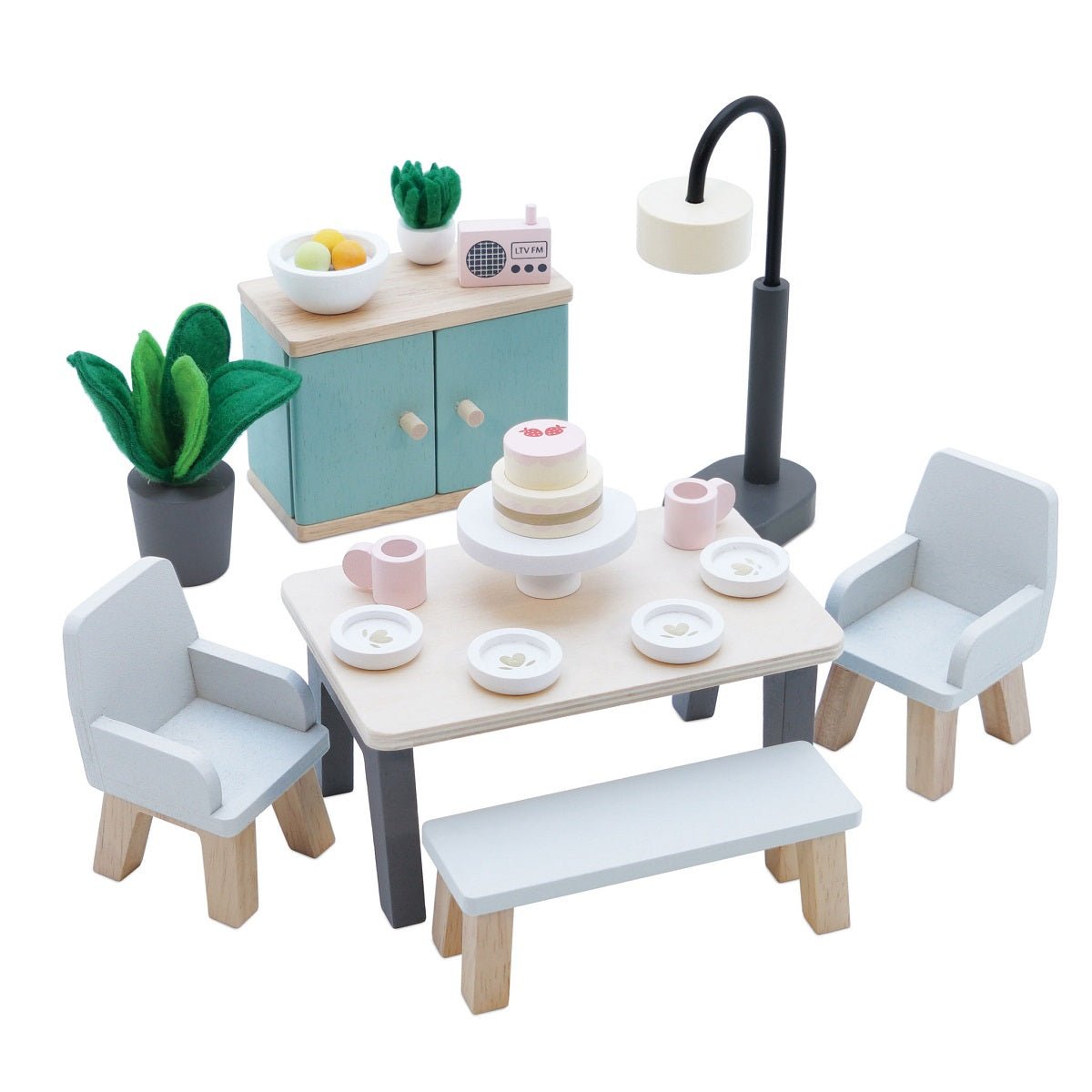 Salle à manger Daisylane pour maison de poupée - Accessoires de maison de poupées - Boutique LeoLudo - Le Toy Van
