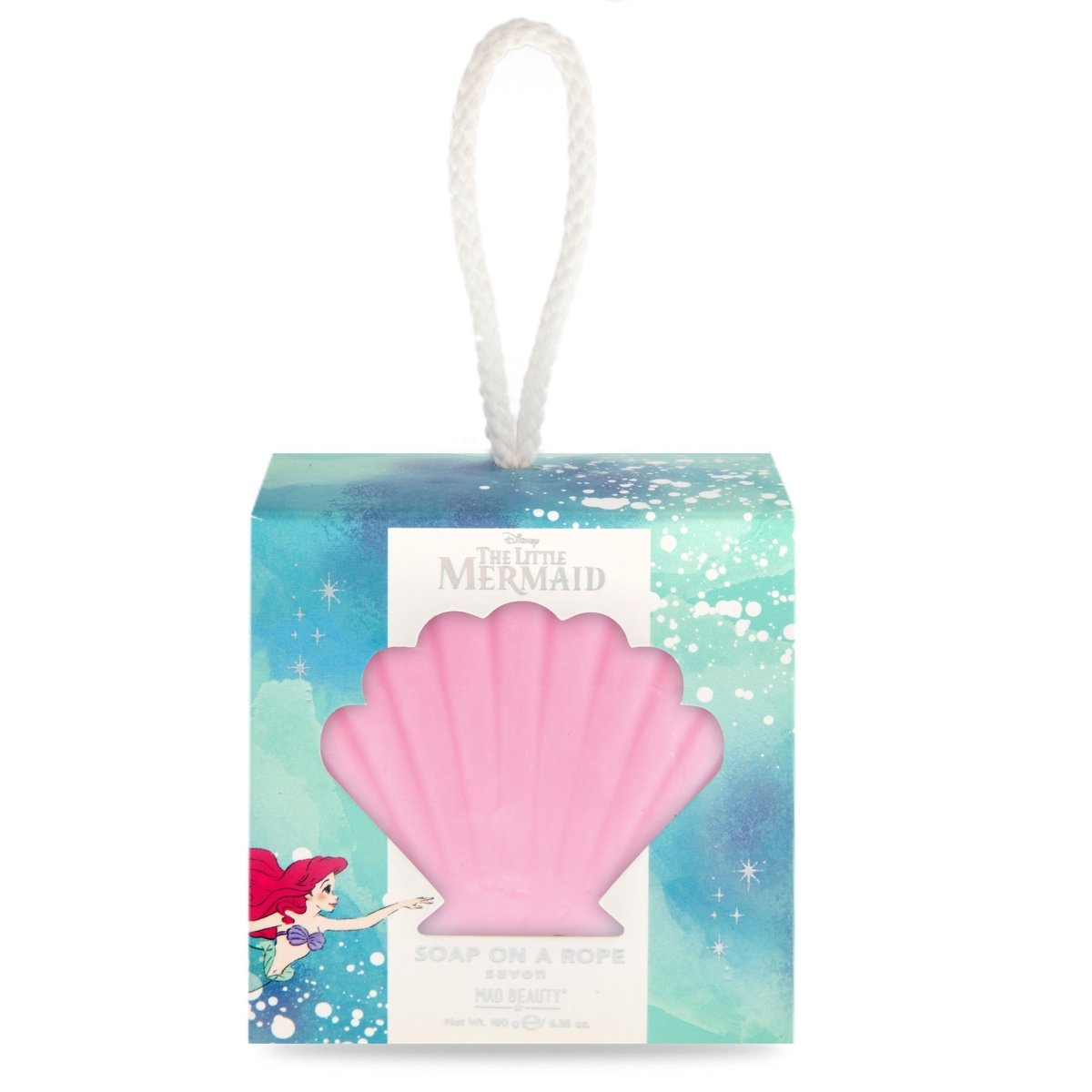 Savon sur corde Disney La Petite Sirène - Noix de coco et sel de mer -Soins et hygiène- Boutique LeoLudo-Mad Beauty