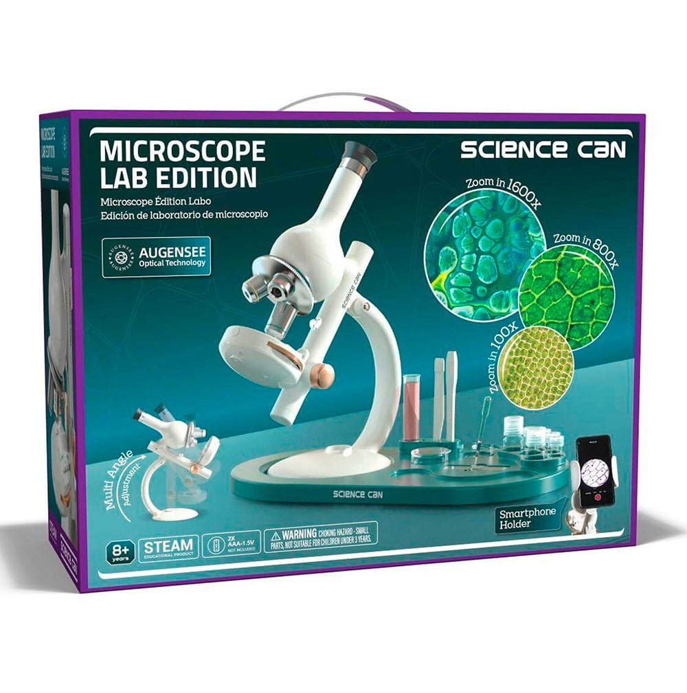 Science Can - Microscope Édition Labo -Jeux scientifiques- Boutique LeoLudo-Science Can