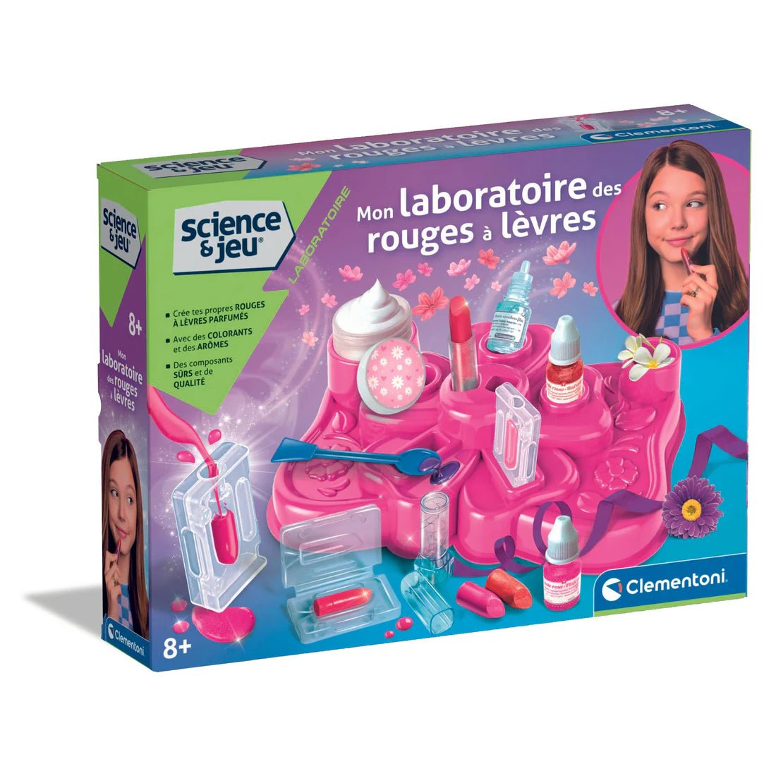 SCIENCE & JEU: Laboratoire de rouge à lèvres - Art & bricolage - Boutique LeoLudo - Clementoni