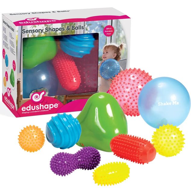 Sensory Shapes & Balls – Balles sensorielles Edushape - Jeux de motricité fine - Boutique LeoLudo - edushape