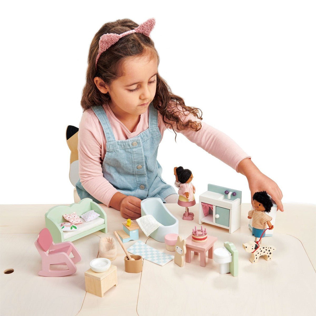 Set de meubles de maison de campagne - Accessoires de maison de poupées - Boutique LeoLudo - Tender Leaf Toys