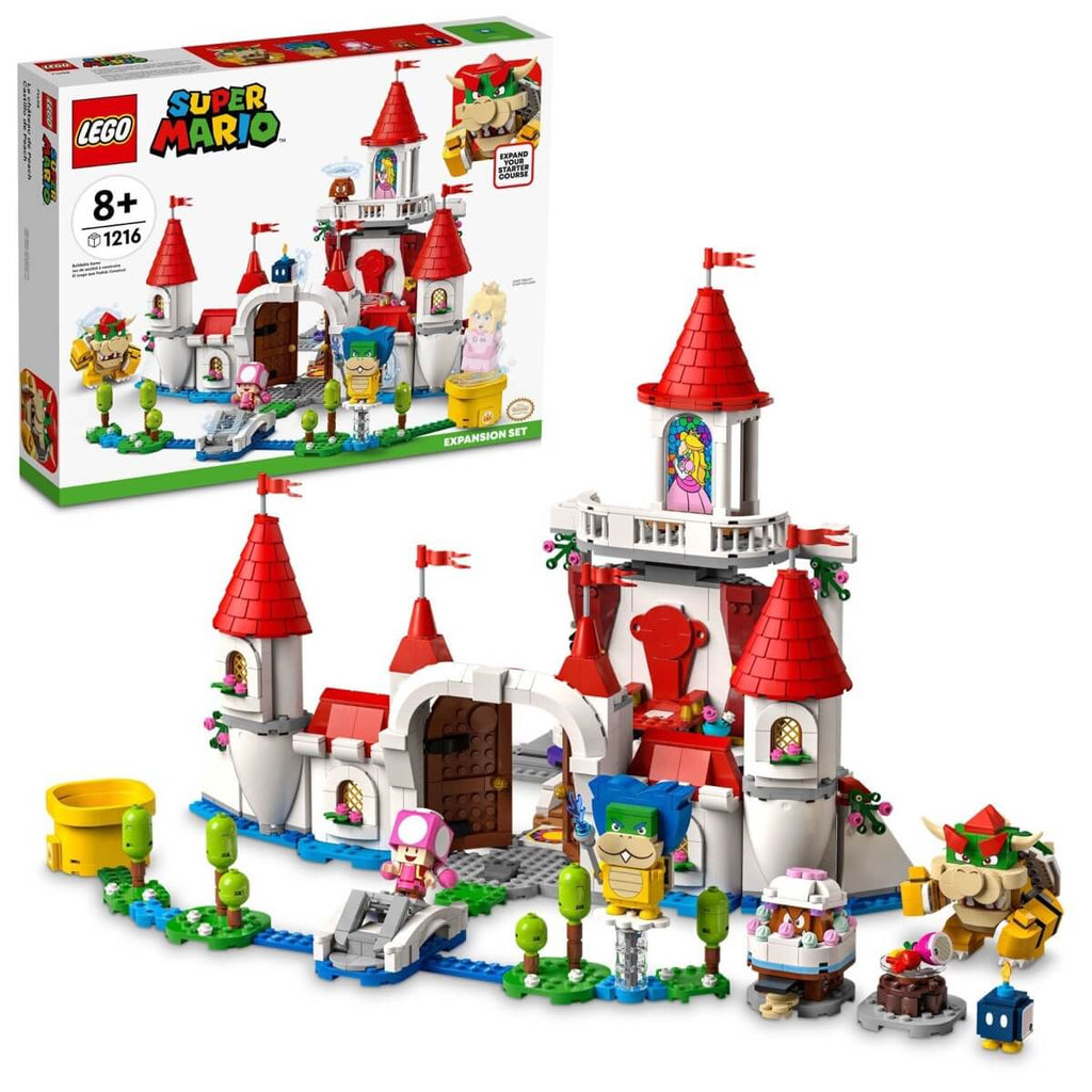 Set d'extension Super Mario - Château de Peach (1216 pcs)-LEGO-Boutique LeoLudo