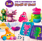 Slumi Science - Squish et Slime 2 en 1 -Jeux scientifiques- Boutique LeoLudo-Lisciani