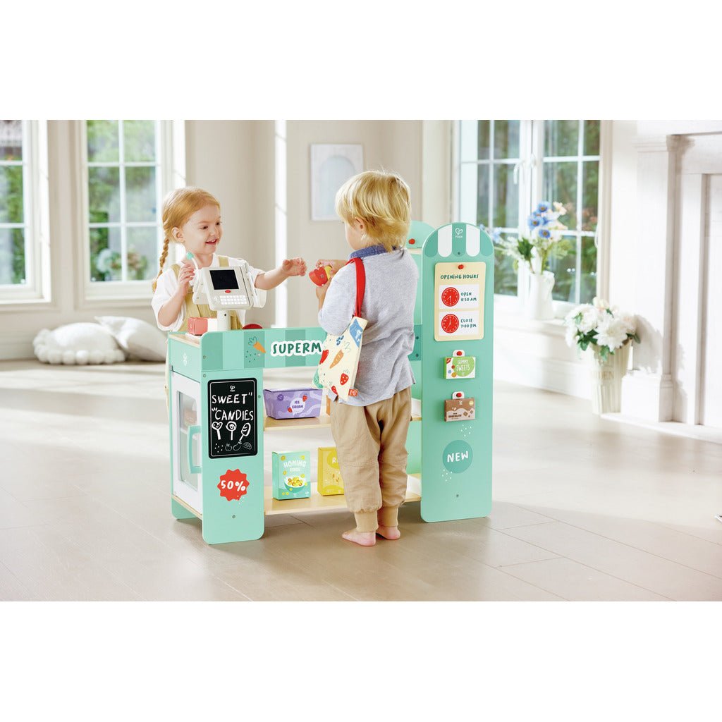 Supermarché en bois interactif - Jouets d'imitation - Boutique LeoLudo - Hape