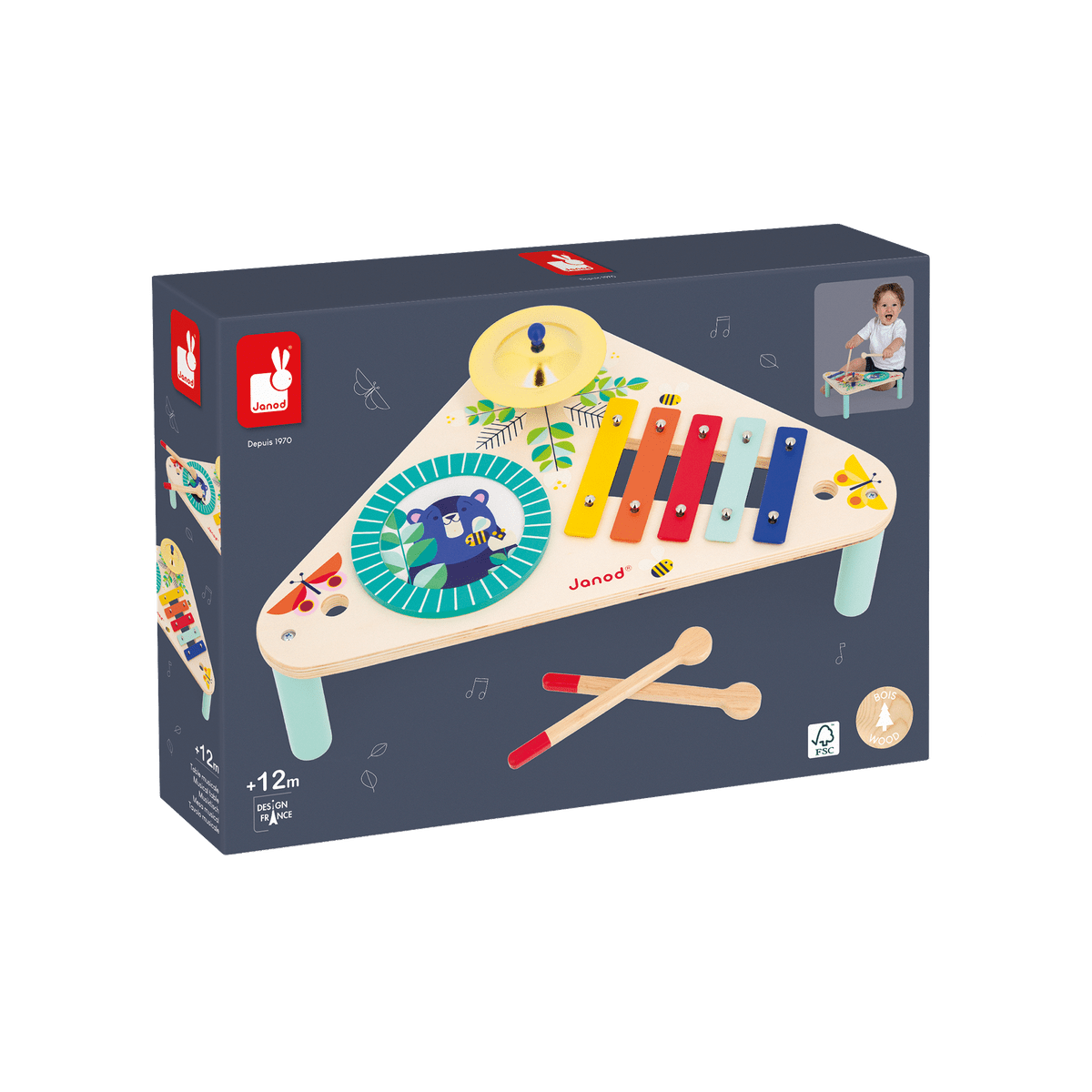 Table musicale Gioia : Un plaisir auditif assuréJouets musicaux - Boutique LeoLudo