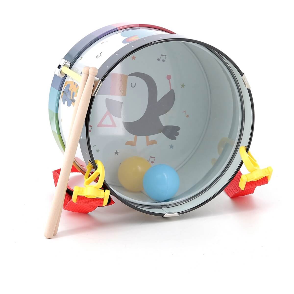 Tambour arc - en - ciel en métal Andy Westface - Jouets musicaux - Boutique LeoLudo - Vilac
