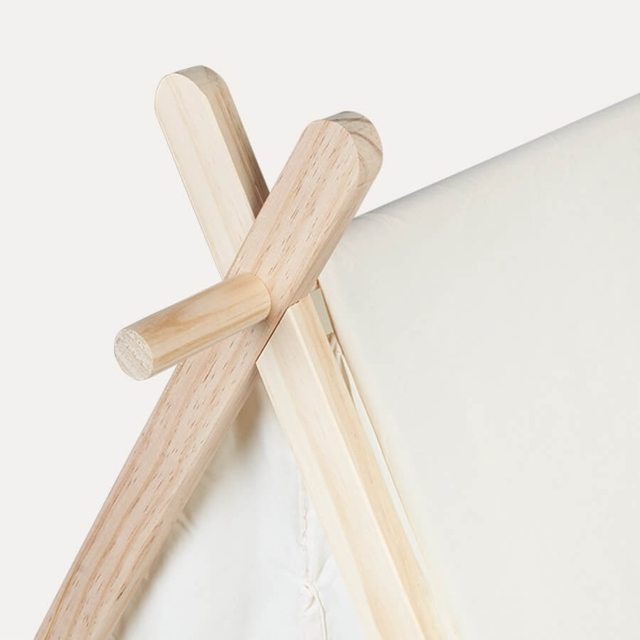 Tente de jeu blanc écru-Vilac-Boutique LeoLudo