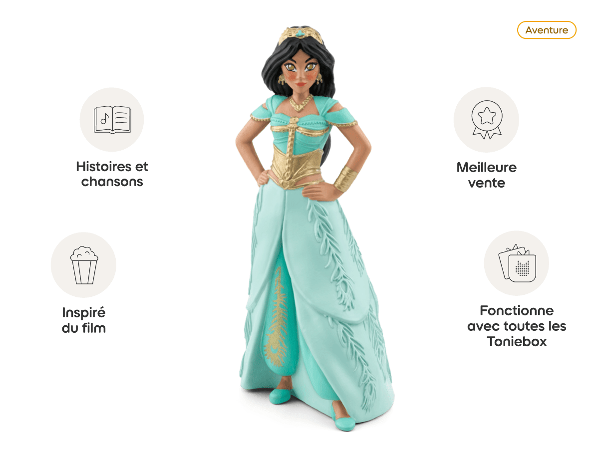 Tonies – Disney Aladdin : Jasmine – Figurine audio Tonie 3 ans+ (FR) -Jeux électroniques- Boutique LeoLudo-Tonies