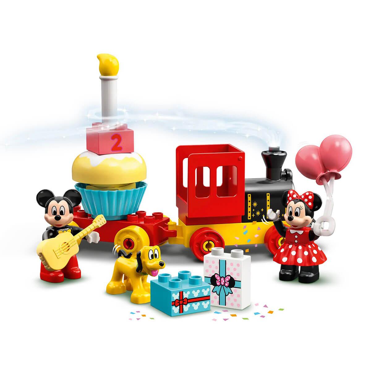 Train d'anniversaire Mickey & Minnie (22 pcs.) - Ensembles de jeu - Boutique LeoLudo - LEGO