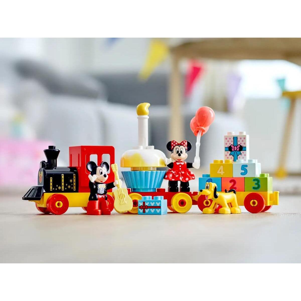 Train d'anniversaire Mickey & Minnie (22 pcs.) - Ensembles de jeu - Boutique LeoLudo - LEGO