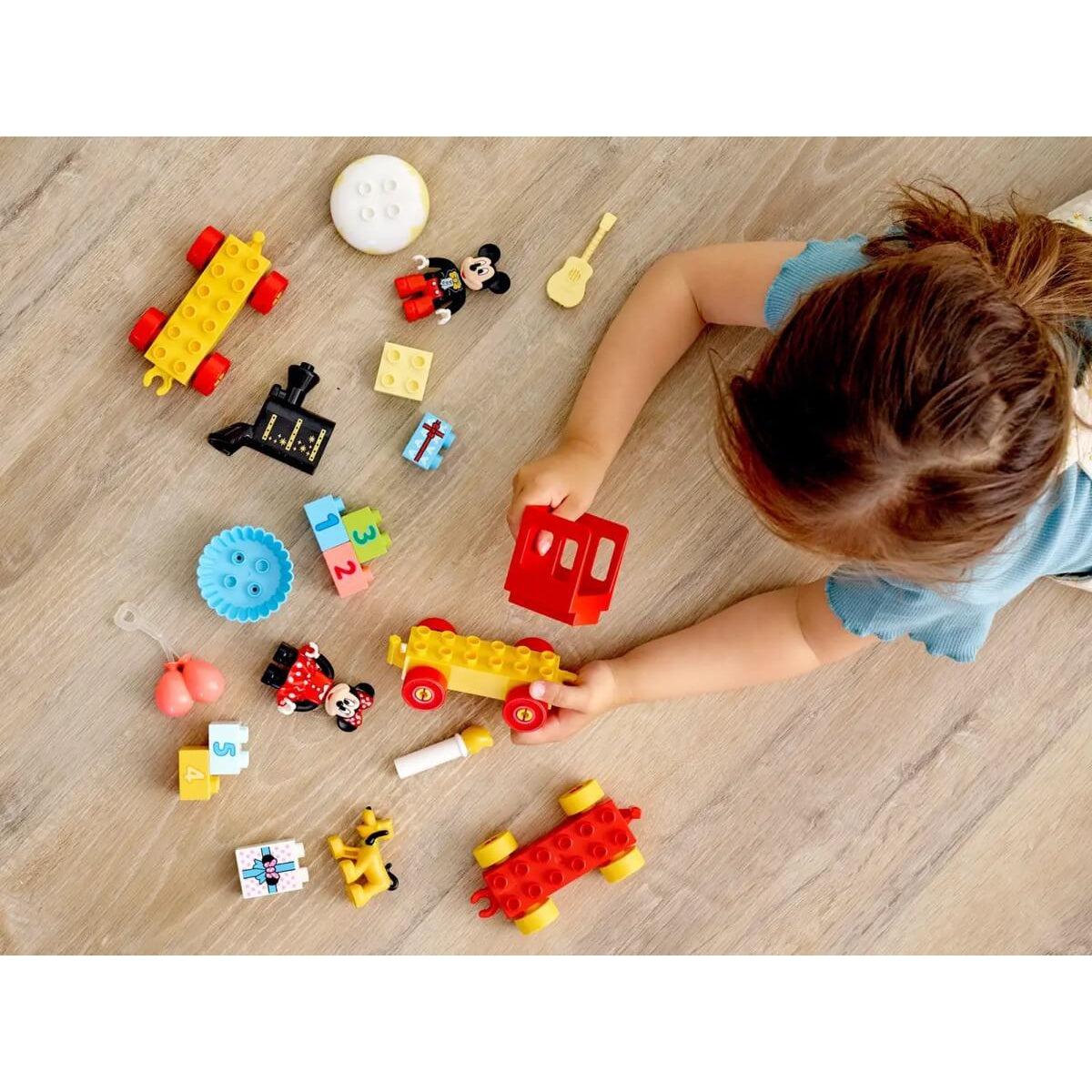 Train d'anniversaire Mickey & Minnie (22 pcs.) - Ensembles de jeu - Boutique LeoLudo - LEGO