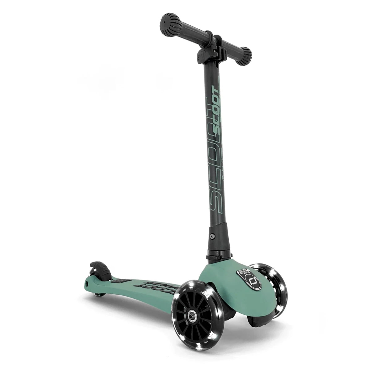 Trottinette Highwaykick 3 avec LED - Vert forêt -Jeux d'extérieur- Boutique LeoLudo-Scoot & Ride
