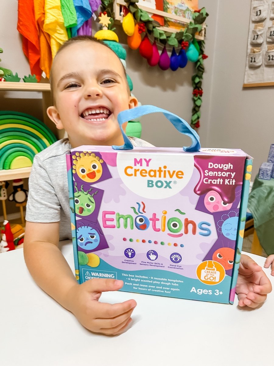 Trousse sensorielle de pâte à modeler – Les émotions -Art & bricolage- Boutique LeoLudo-Connetix
